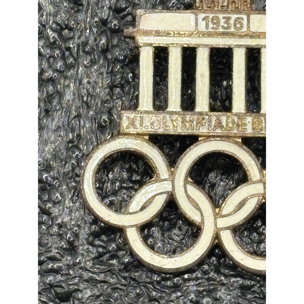 VTG 1936 XL Olympiade BERLIN Olympic Games Brandenburg Gate PIN BADGE GERMANY‎ - Picture 4 of 7